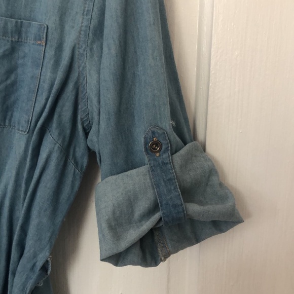 Denim Button-up Dress - Picture 3 of 7